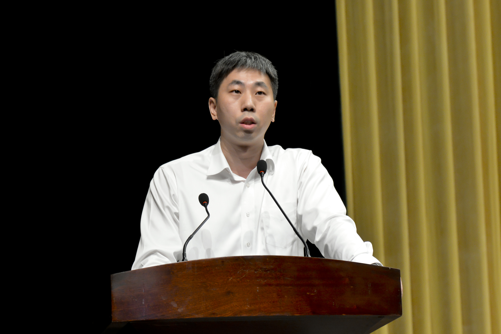 ▲巨人集團副總經(jīng)理錢蘇醒先生發(fā)言